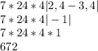 7|-x|-4|3y-3,4| при x =-24y=0,8