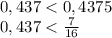 0,437<0,4375\\0,437<\frac{7}{16}