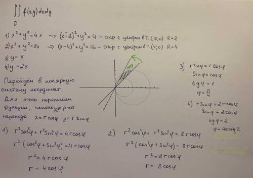  Распишите подробно. Двойной интеграл