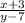 \frac{x+3}{y-7}