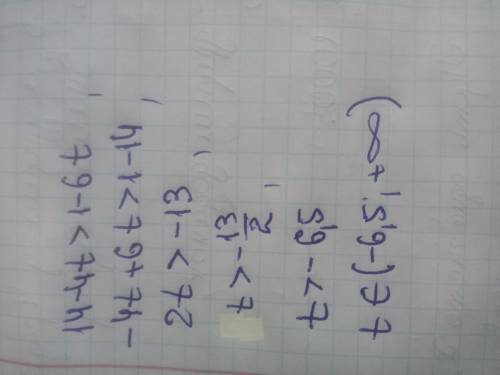  ДО ТЬ БУДЬ ЛАСКА! ДУЖЕ ТРЕБА Розв'яжи нерівність 14−4t>1−6t Відповідь: t ​ 