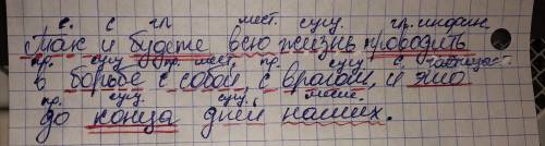 Предложения: Так и будете всю жизнь проводить в борьбе с собой, с врагом, и это до конца дней наших