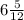 6\frac{5}{12}