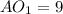 AO_{1} = 9