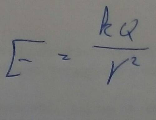  Запишите формулу, позволяющую вычислить величину напряженности электростатического поля точечного з