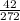 \frac{42}{272}