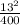 \frac{13^{2} }{400}