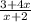 \frac{3+4x}{x+2}