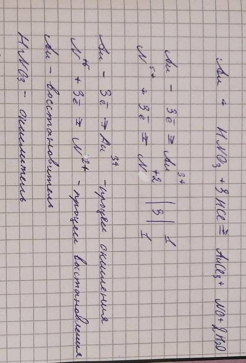 Розставте коефіцієнти в окисно-відновних реакціях методом електронного балансу, вкажіть процеси окис