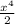 \frac{x^{4} }{2}