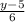 \frac{y-5}{6}