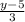 \frac{y-5}{3}