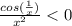 \frac{cos(\frac{1}{x})}{x^2} < 0