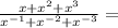 \frac{x + {x}^{2} + {x}^{3} }{ {x}^{ - 1} + {x}^{ - 2} + {x}^{ - 3} } =