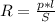 R=\frac{p*l}{S}