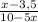 \frac{x-3,5}{10-5x} \\