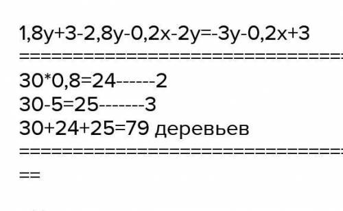 Решите пример: 1,8y+3-2,8y-0,2x-2y​