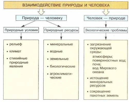 Последствия взаимодействия человека с природой