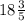 18\frac{3}{5}