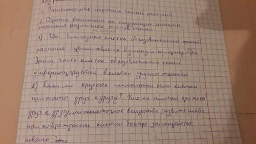 Клеток и тканей растений. Ход работы1. Рассмотрите строение тканей растений,2. Обратите внимание на