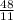 \frac{48}{11}