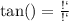 \tan(В) = \frac{АС}{ВС}