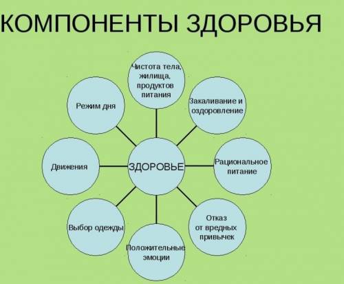 Как взаимосвязаны составляющие здоровья? Приведите примеры.​