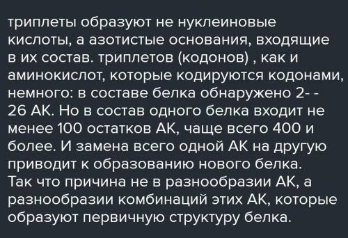 В чем причина бесконечного разнообразия белков?