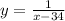 y = \frac{1}{x - 34}