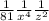 \frac{1}{81} \frac{1}{x^{4} } \frac{1}{z^{2} }