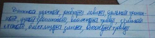 Выпишите из предложений словосочетания «сущ. + прилаг.» Обозначьте окончания существительных и прила