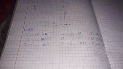 263. Вычислите устно: 1) 12. 10; 2) 16. 10;12 - 15; 16 • 15;12. 101; 16. 101;3) 46 - 10;46 - 15:46 -