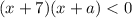 (x+7)(x+a)