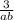 \frac{3}{ab}