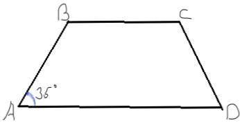 Вычисли остальные углы равны бедренной трапеции ABCD ЕСЛИ УГОЛ А=35 ГРАДУСОВ​