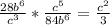 \frac{28b^{6}}{c^{3}} *\frac{c^{5}}{84b^{6}} =\frac{c^{2}}{3}