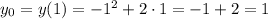 y_0=y(1)=-1^2+2\cdot1=-1+2=1