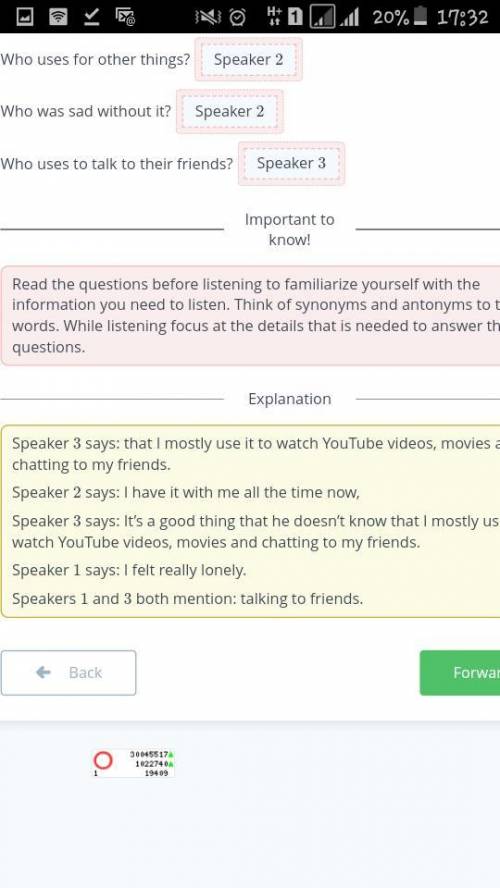 What do you mean? Listen to all three speakers and answer the questions. More than answer can be use