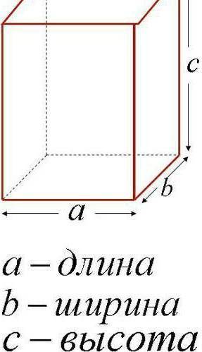 Составьте выражение для нахождения объёма параллелепипеда ответ Запишите в стандартном виде СОР