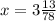 x=3\frac{13}{78}