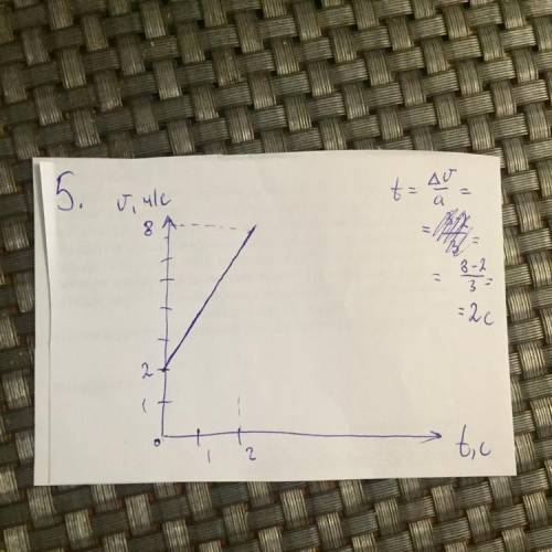 2. Какую скорость приобретет тело, движущееся с ускорением 0,4 м/с и началь- ной скоростью3 м/с, чер