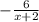 -\frac{6}{x+2}