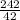 \frac{242}{42}