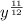 y^{\frac{11}{12\\} }