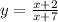 y = \frac{x + 2 }{x + 7}