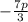 -\frac{7p}{3}