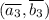 (\overline{a_{3}} ,\overline{b_{3}} )