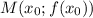 M(x_{0} ;f(x_{0}))