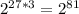 2^{27*3} = 2^{81}