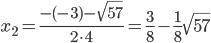 Под корнем 4x^2-3x -1=1